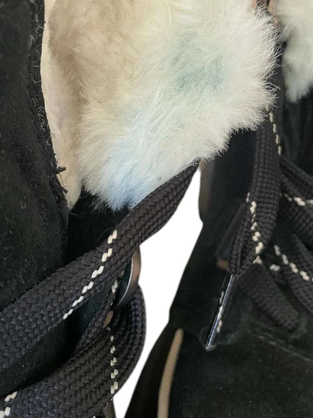 Sorel Women’s Tivoli IV Black Waterproof Winter Boot with White Faux Fur Trim 7